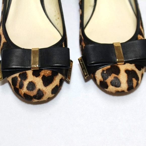 MICHAEL Michael Kors Kiera Calf-Hair Bow Pump, Leopard/Natural - Picture 3 of 12